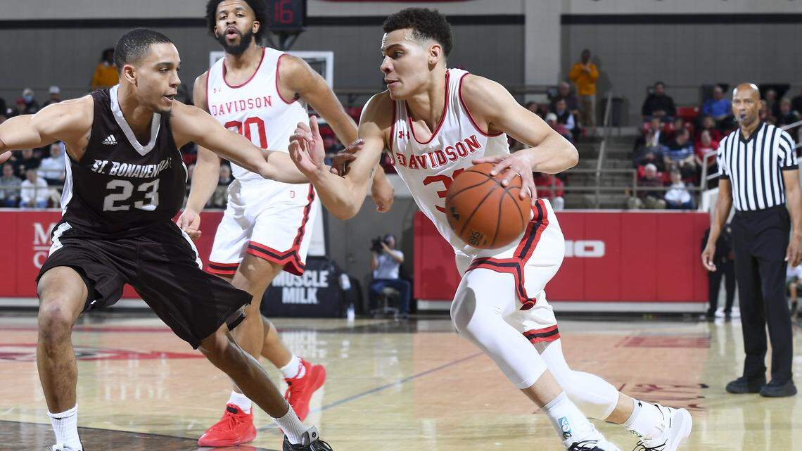 Davidson’s Kellan Grady (31) was a first-team all-Atlantic 10 performer last season.