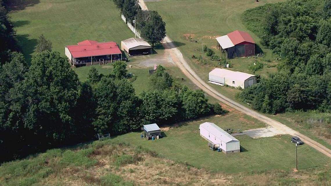 A missing North Carolina couple was found dead in this area of rural northern Iredell County on Friday.