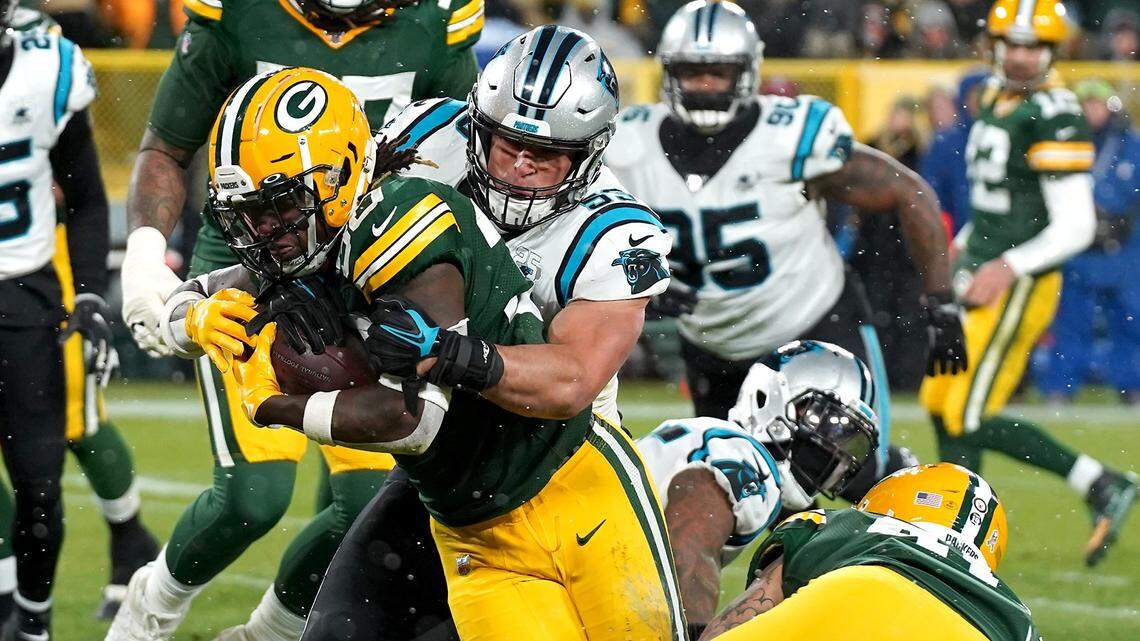 Grading the Carolina Panthers in their snowy loss to the Green Bay Packers