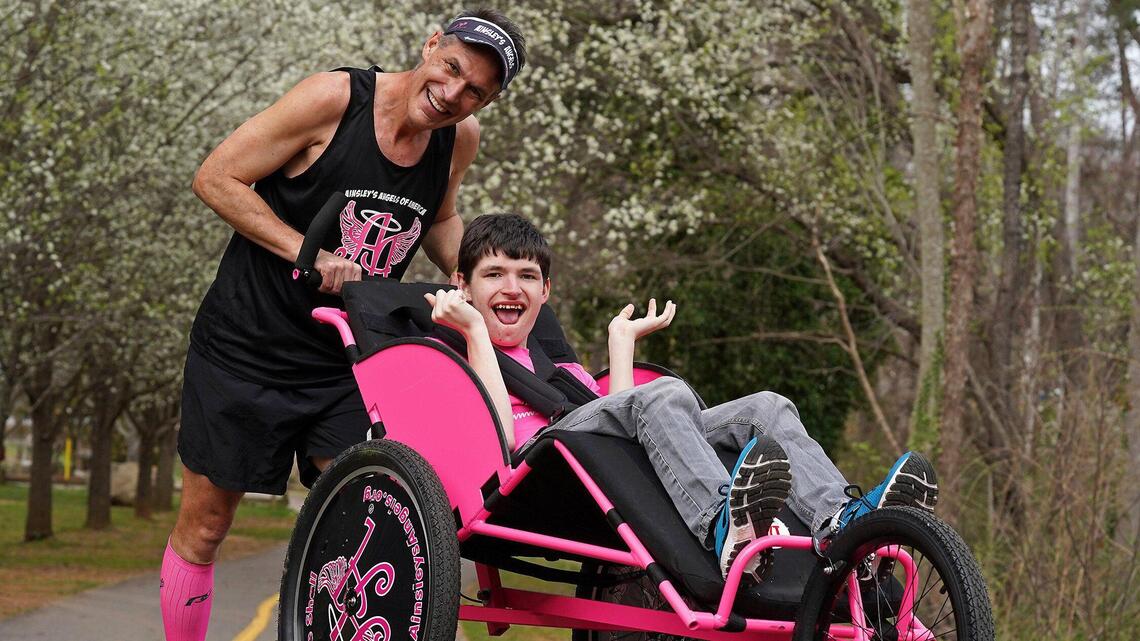 NC dad on eve of finally pushing his son in the Boston Marathon: ‘There’ll be tears’