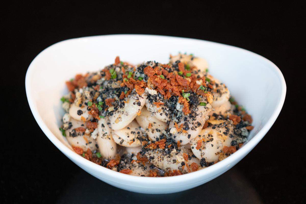Giant Beans side dish at Kiki in Plaza Midwood.