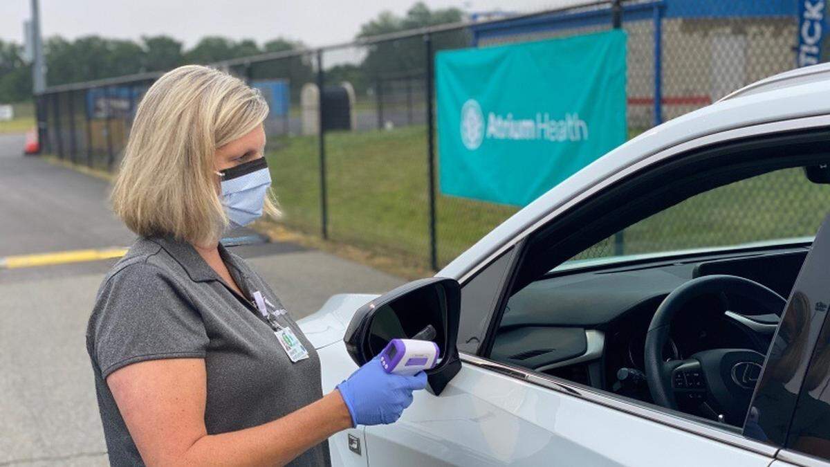 Jennifer Gardner, director of outreach at Atrium Health Musculoskeletal Institute and the clinical liaison for Bank of America Stadium and the Panthers. She helps lead Atrium’s community COVID-19 testing sites effort.&nbsp;
