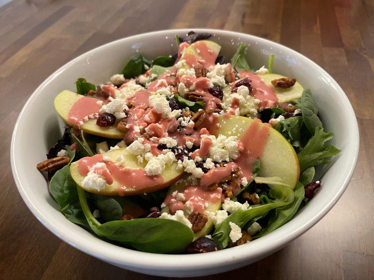 King of Fire’s Apple Orchard salad.