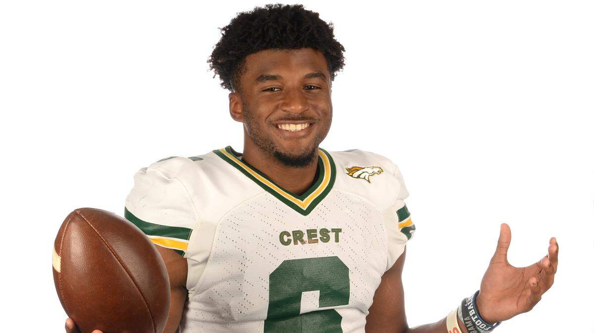 Crest Chargers Javarius Green on Wednesday, December 14, 2022.