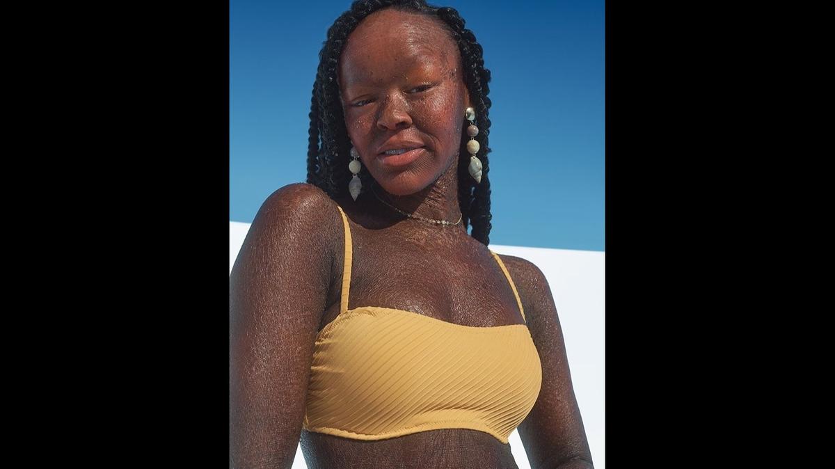 Jeyźa Gary is one of the faces of Target’s 2020 swimsuit campaign. 