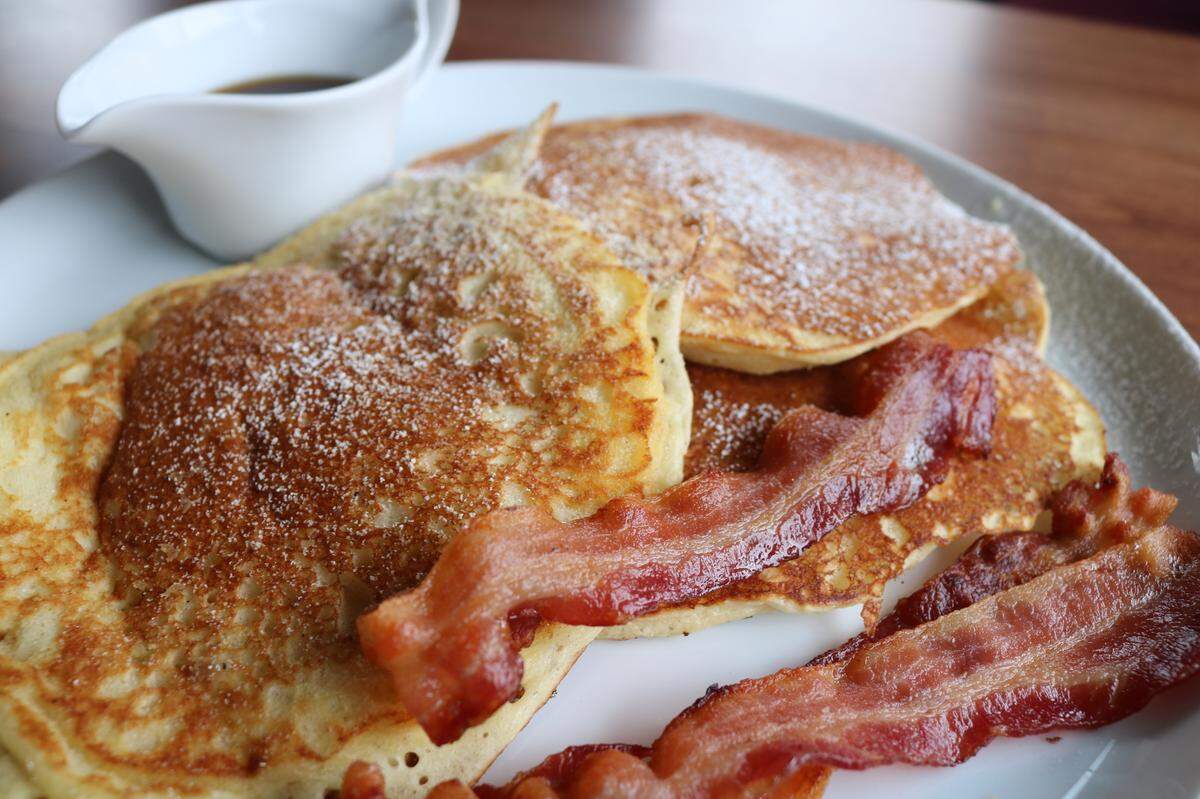 Treat mom to fluffy buttermilk pancakes from The Stanley.