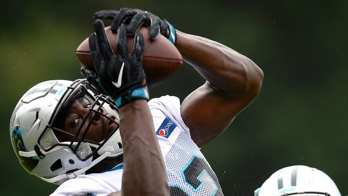 Carolina Panthers tight end Chris Manhertz will start training camp on the physically unable to perform list with the same injury that sidelined teammate Greg Olsen last season.
