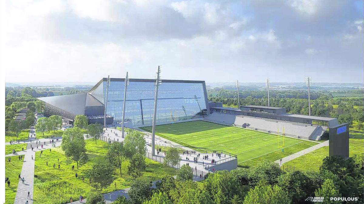 Rendering of Panthers’ new facility in Rock Hill.