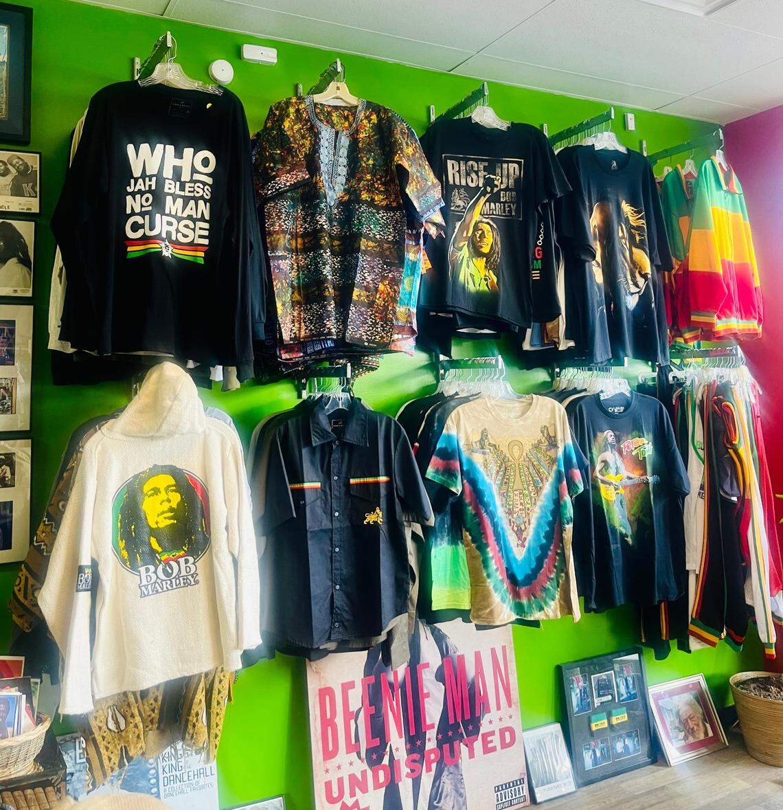 Reggae Central at 4456 The Plaza in Charlotte sells everything from island wear, jewelry and flags to natural herbs and lotions.