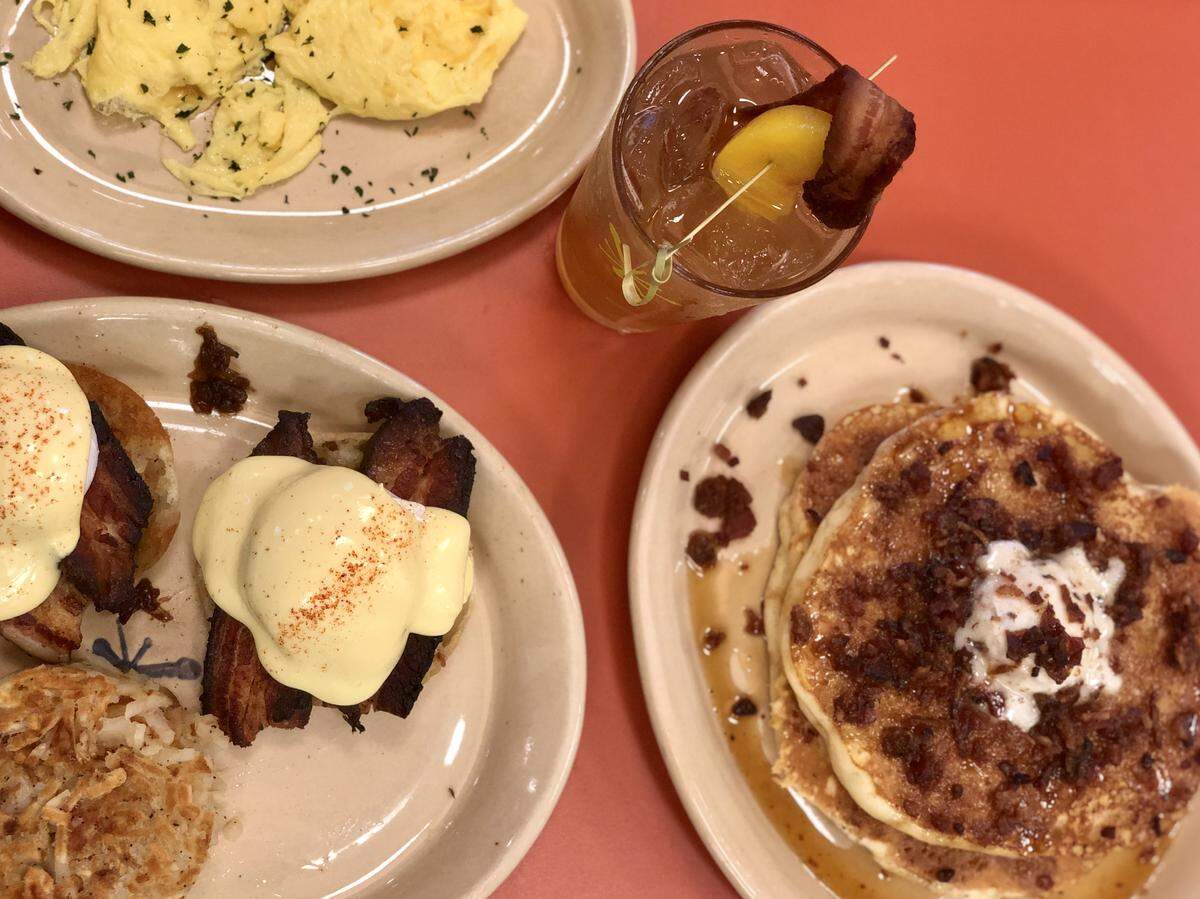 Snooze A.M. Eatery offers a variety of cocktails geared toward pairing with your pancakes.
