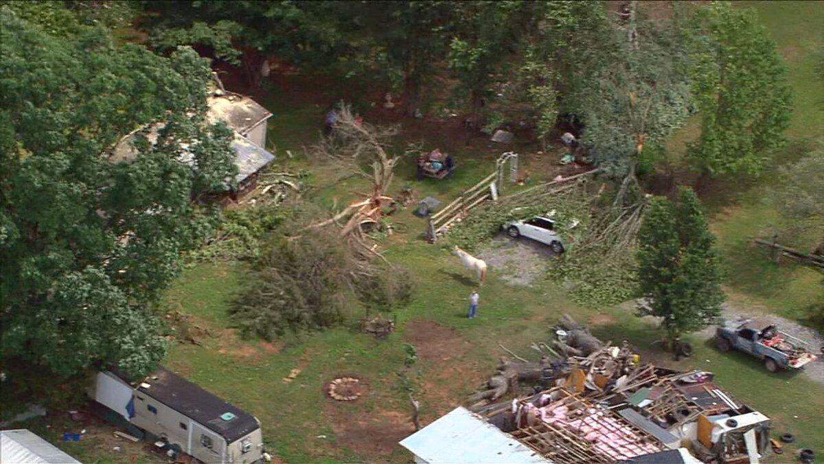 A 115-mph tornado snapped trees, tore roofs and hurt a person in northern Iredell County as fierce storms raced through the Charlotte region Thursday night, May 26, 2022, the National Weather Service office in Greer, S.C., reported.&nbsp;