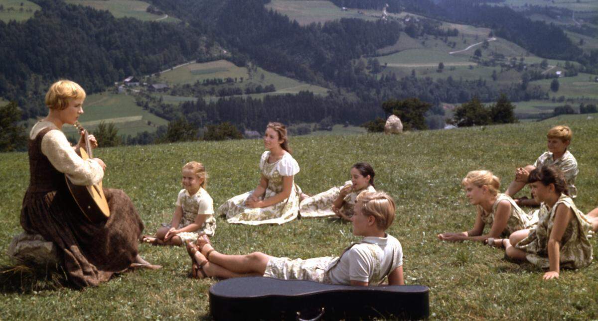 Maria (Julie Andrews) teaches the von Trapp children the notes to sing in “The Sound of Music.” The film is returning to Carolina Theatre for one day in June as part of a 60th anniversary celebration.