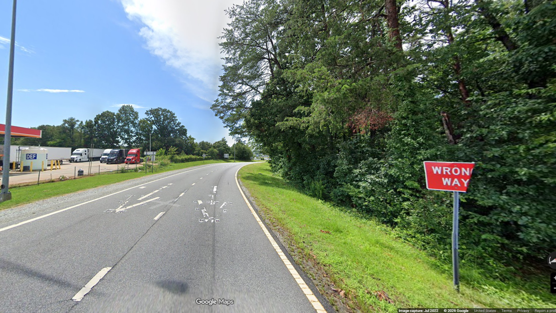 Driver going wrong way on interstate ramp dies in fiery 3-car crash, NC police say