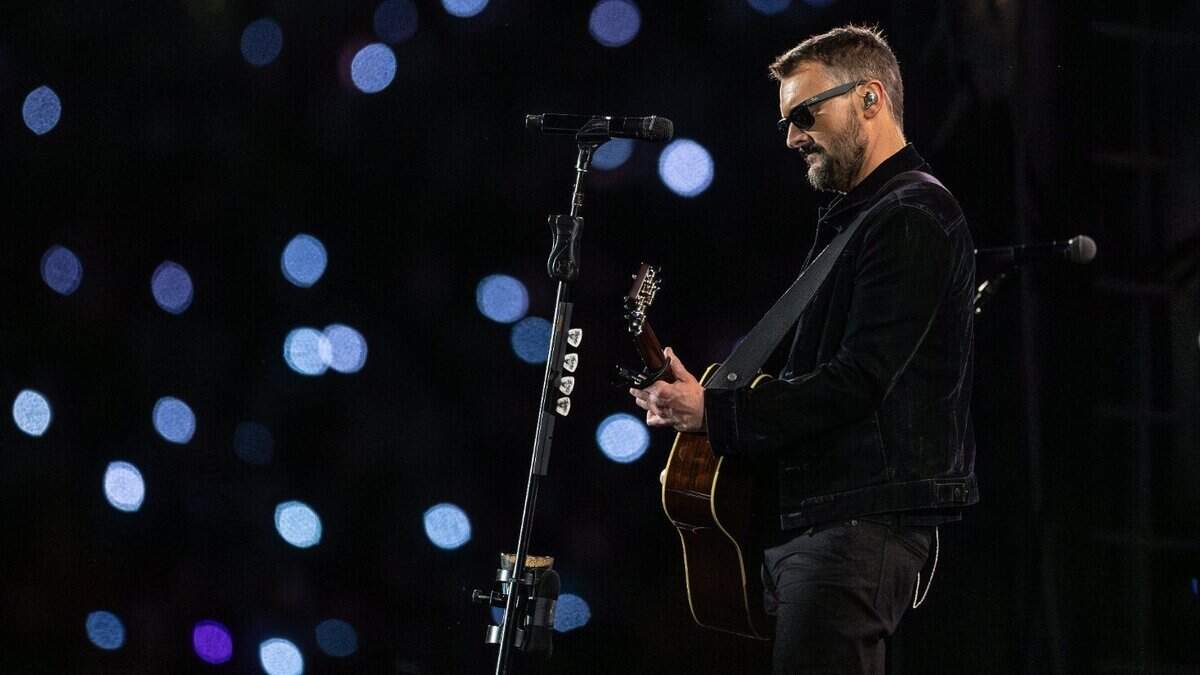 Eric Church performs during Concert for Carolina in Charlotte, N.C. on Saturday, October 26, 2024.