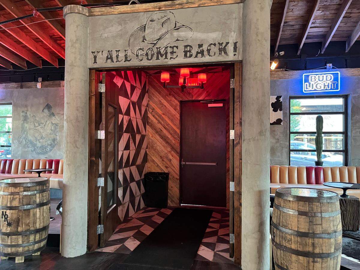 The exit at Nickyo’s Rodeo.