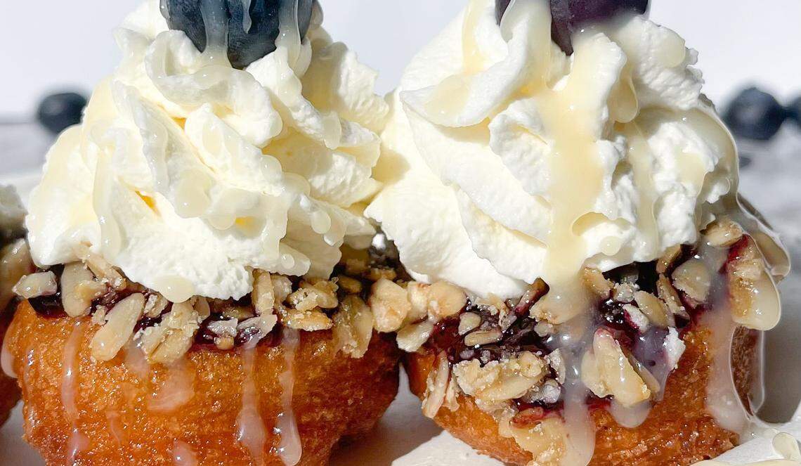 Donut I Love You is a food truck featuring gluten-free mini doughnuts that are made to order.