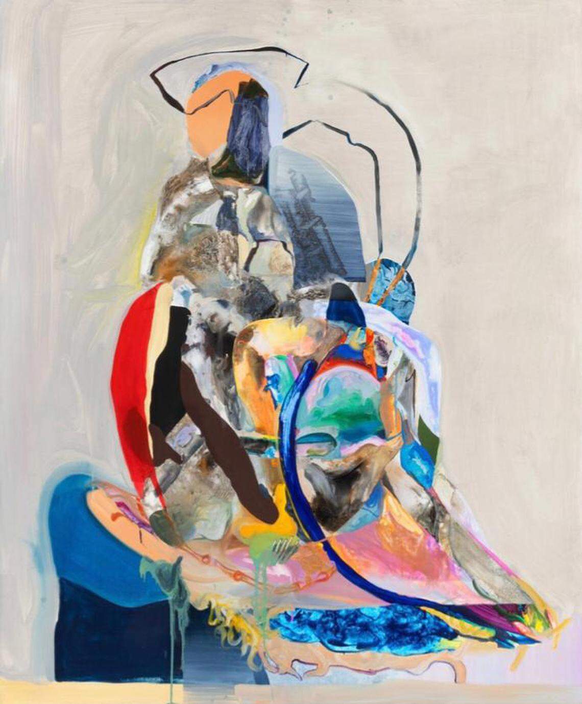 “Convergence and Crash” at LaCa Projects featuring works by artists including Ilana Savdie.