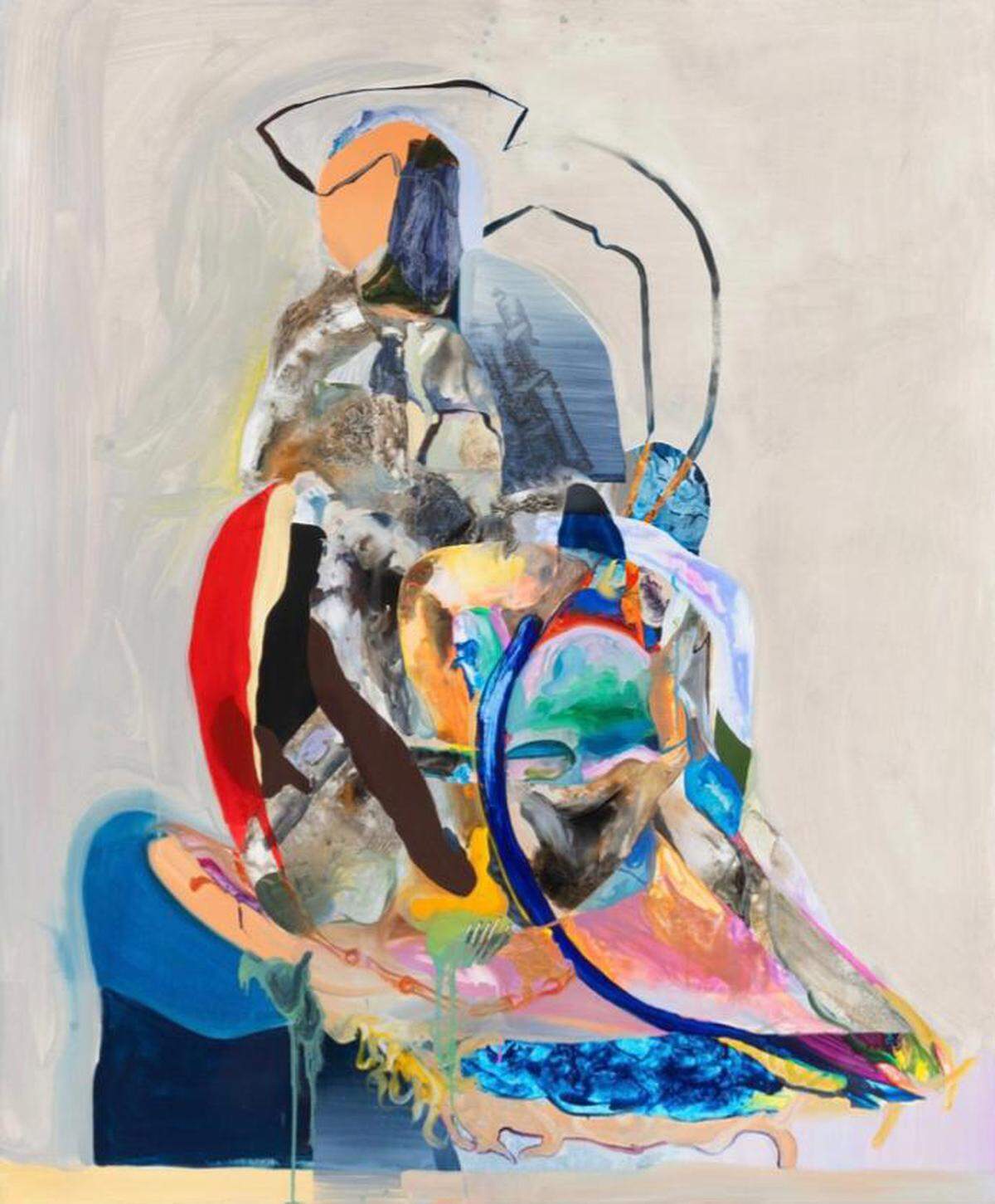 “Convergence and Crash” at LaCa Projects featuring works by artists including Ilana Savdie.