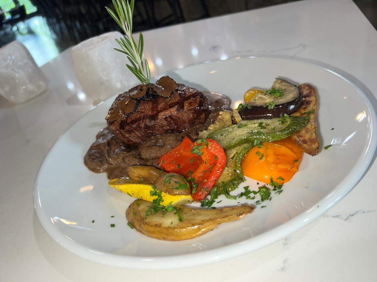 Acqua Ragazza, meaning “Water Girl,” serves traditional Italian dishes such as seafood, steak and veal in downtown Mooresville.
