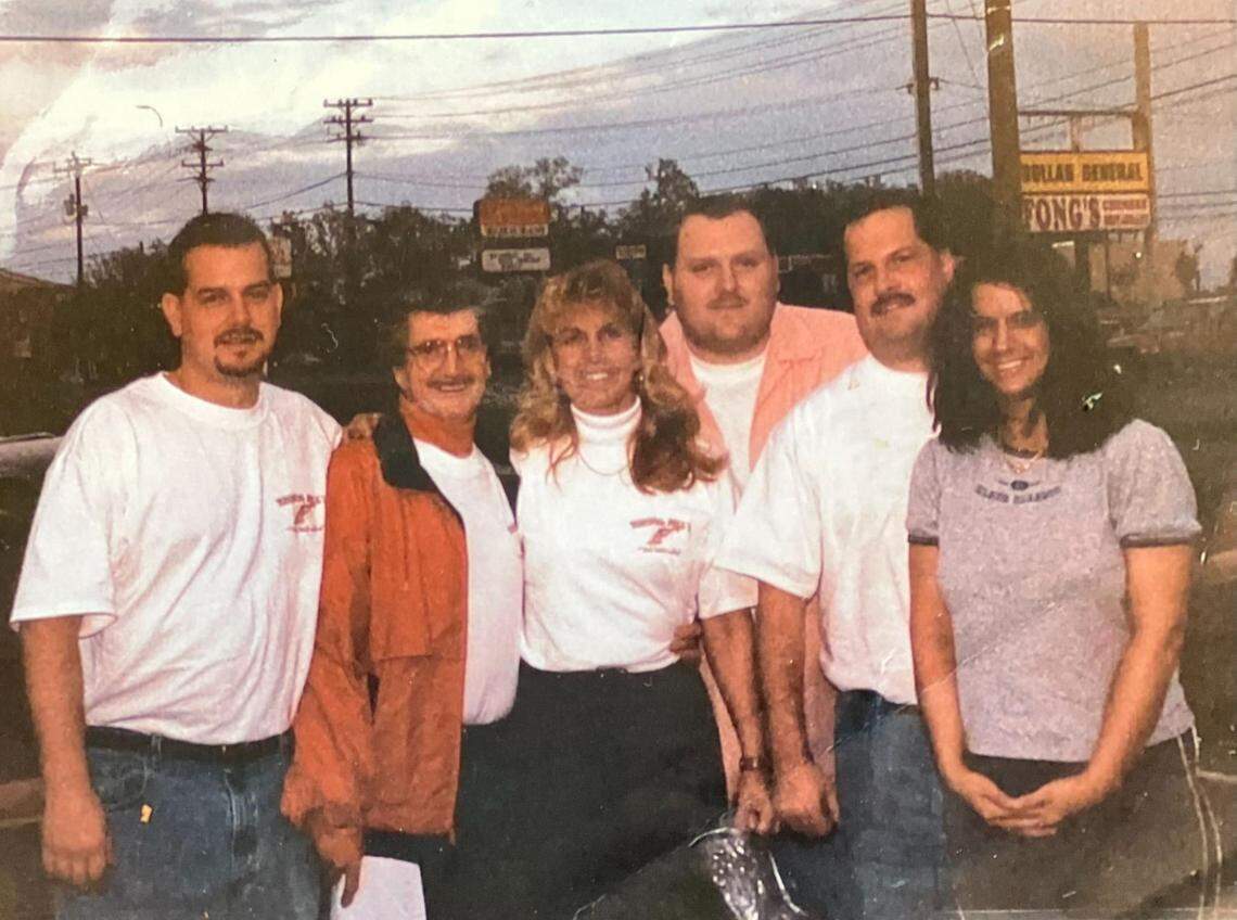The Thigpen family, from left, Frank, Bill, Sandra, Chris, Kenny and Dee.