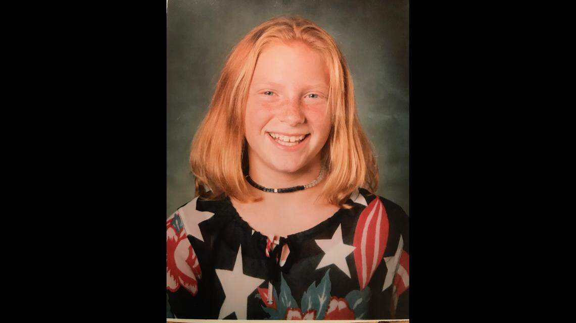 Hope Stout’s sixth-grade class photo from Weddington Middle School.