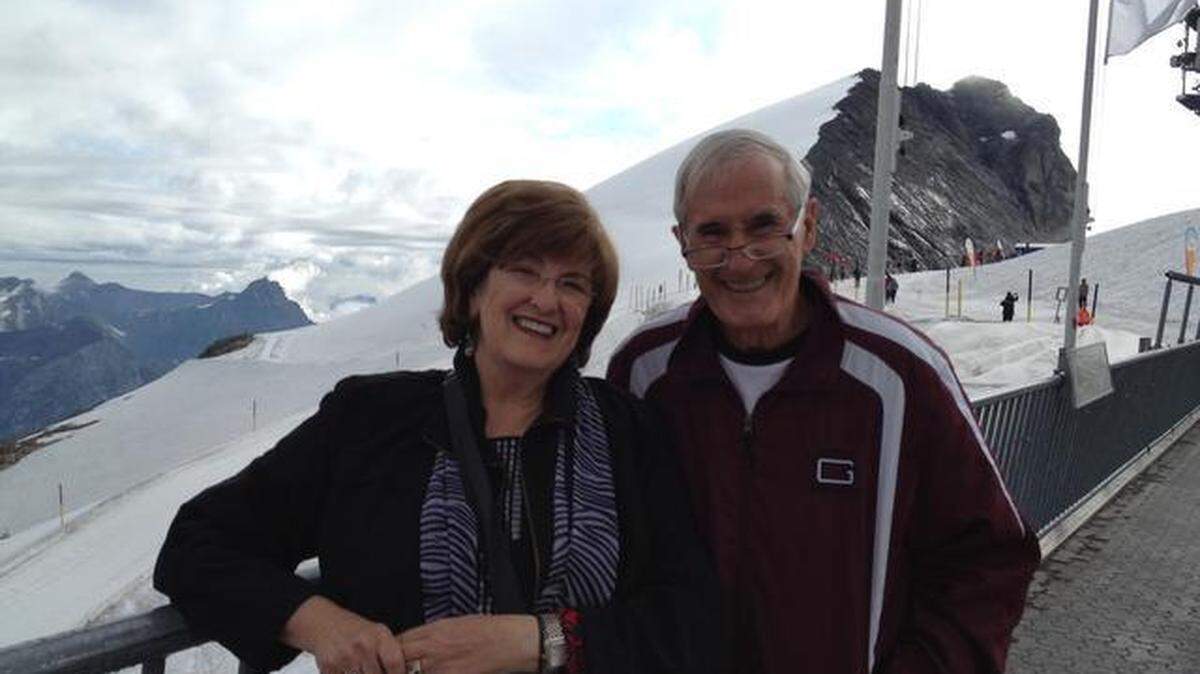 Minette and Lou Trosch vacationing last August in Switzerland. A former Charlotte City Council member, Minette Trosch died Friday.