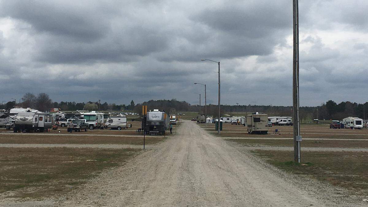 Racing fans remained camped on the grounds outside Atlanta Motor Speedway following NASCAR’s March 13th decision to postpone its next two races due to coronavirus.