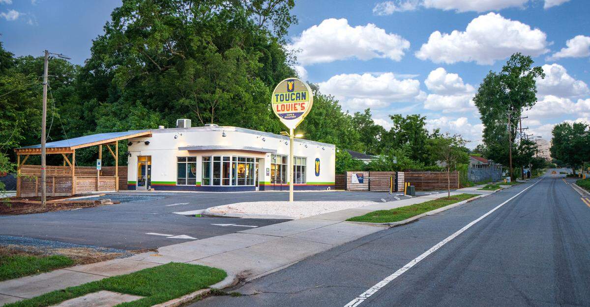 Toucan Louie’s Gold District will add some of the West End location’s most popular sandwiches and burgers, but as sliders.