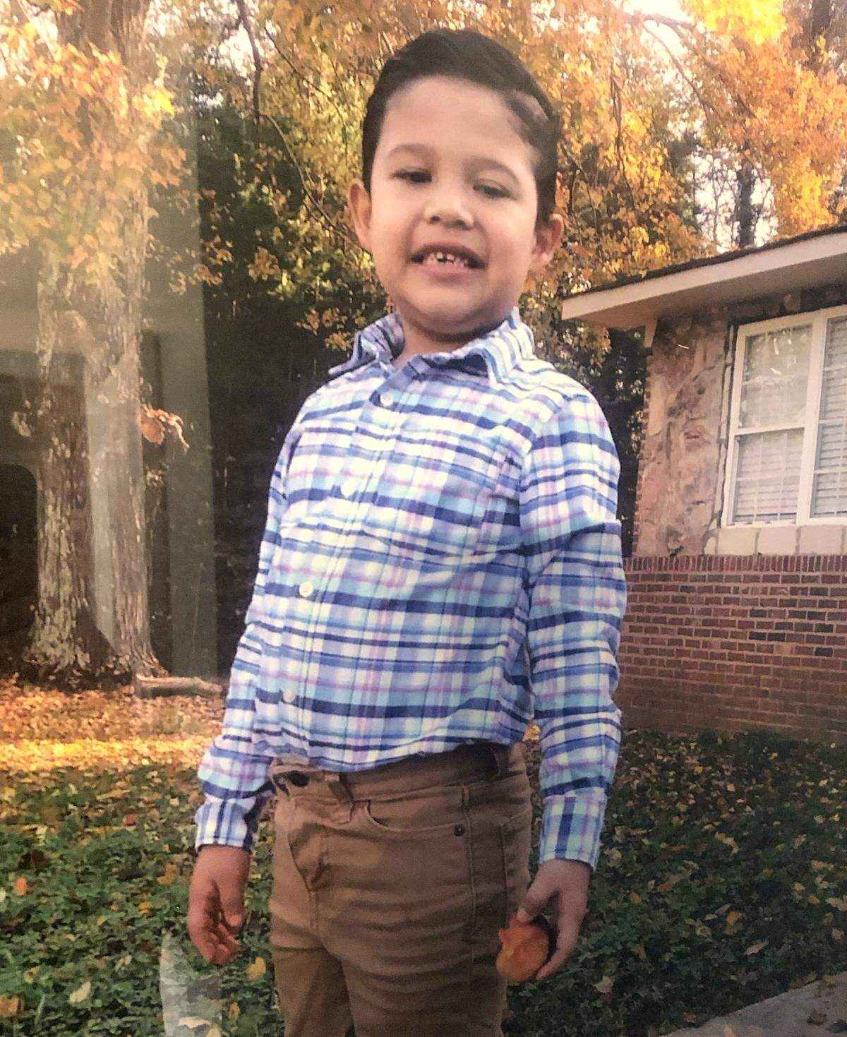 A photo of Liam Lagunas, 6, who was killed in a crash caused by street racing in 2021.