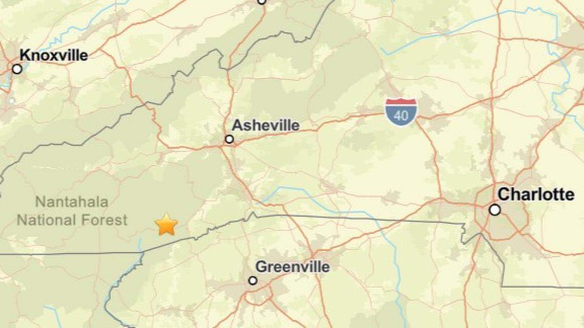 A 12th earthquake of the year registered near the small North Carolina mountain town of Rosman on Saturday, Sept. 20, 2025, federal seismologists said.