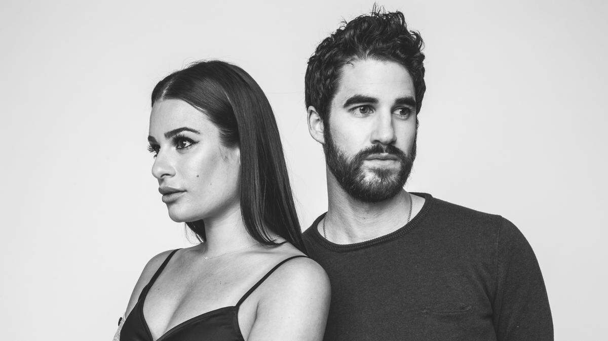 Lea Michele and Darren Criss met on the set of "Glee," which ran for six seasons on Fox and turned them both into stars.