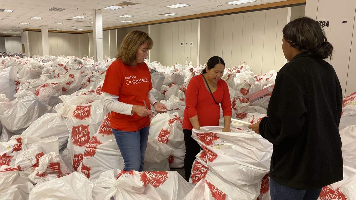 Santa’s helpers: How many volunteers does it take to pull off a Salvation Army Christmas?
