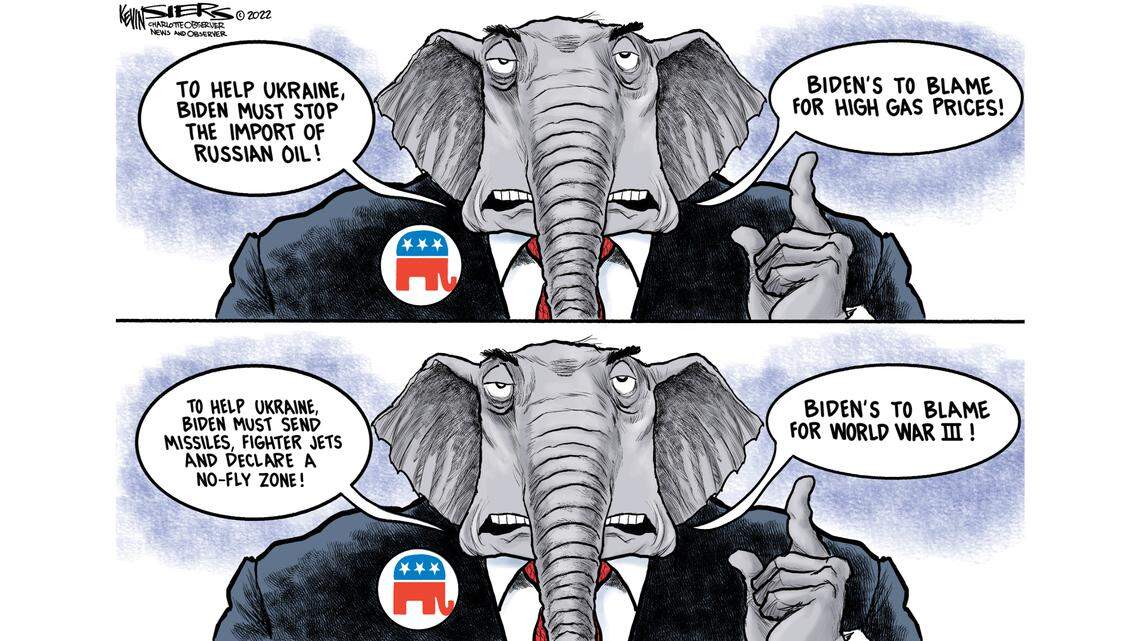 Kevin Siers cartoon: The Eternal Blame