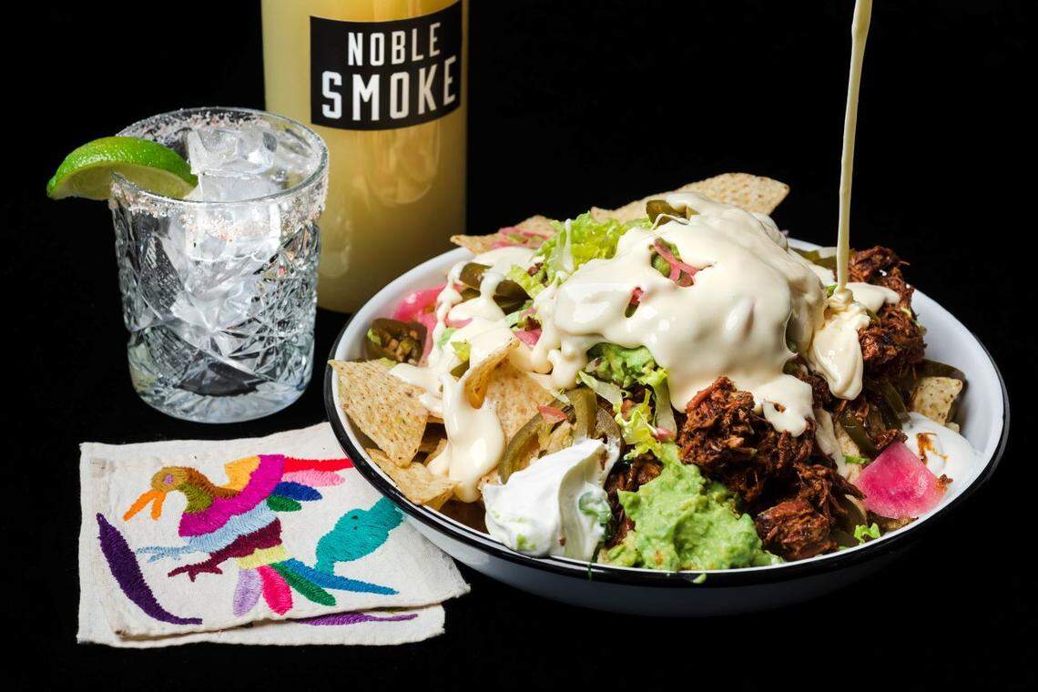 Amp up your at-home Super Bowl with a fresh, colorful Nacho Bar from Noble Smoke.