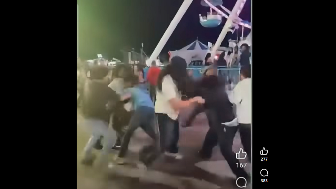 Brawling teens overwhelm officers, force NC fair to close early, police say