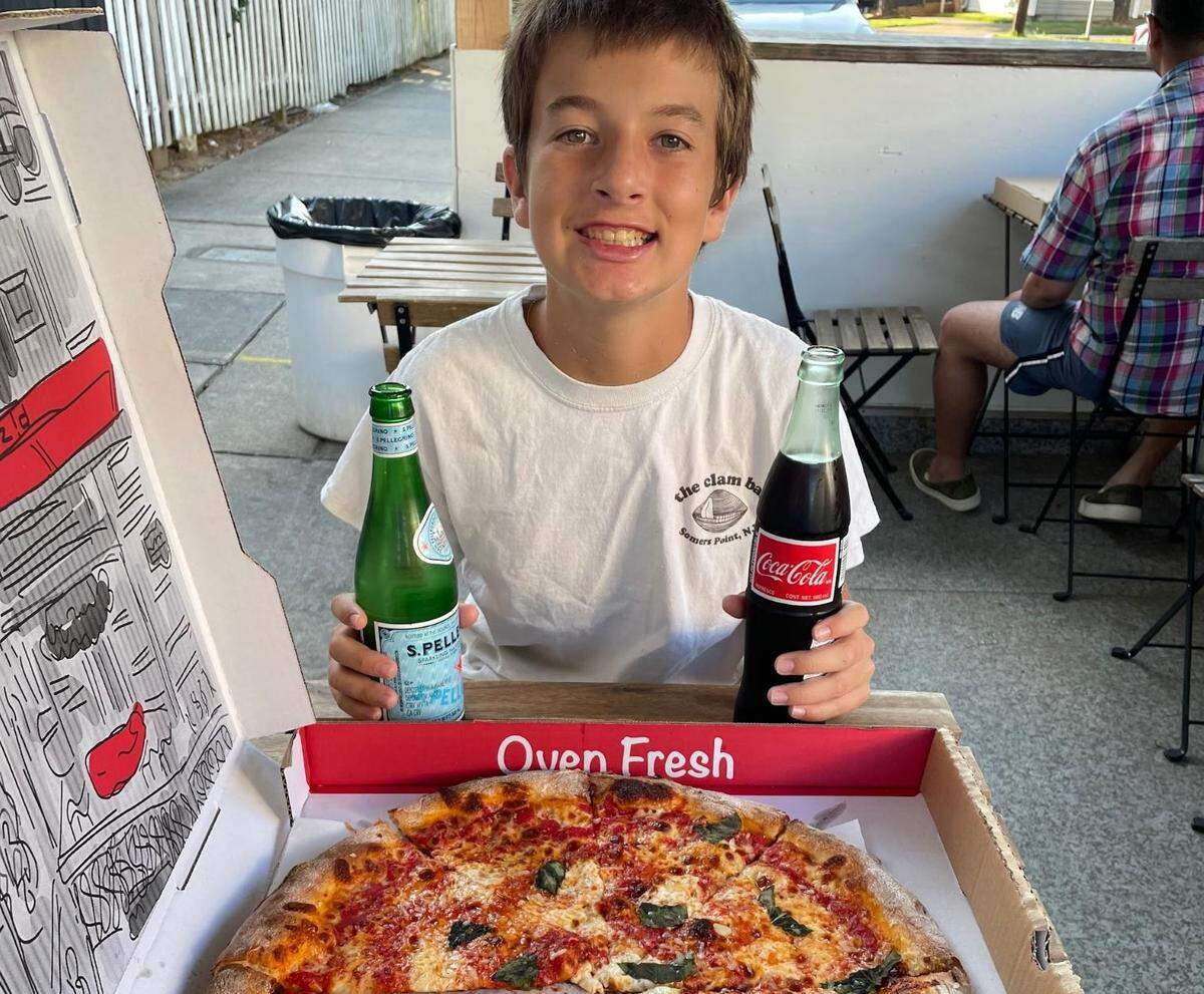 Tristan Graziano at Bird Pizzeria.