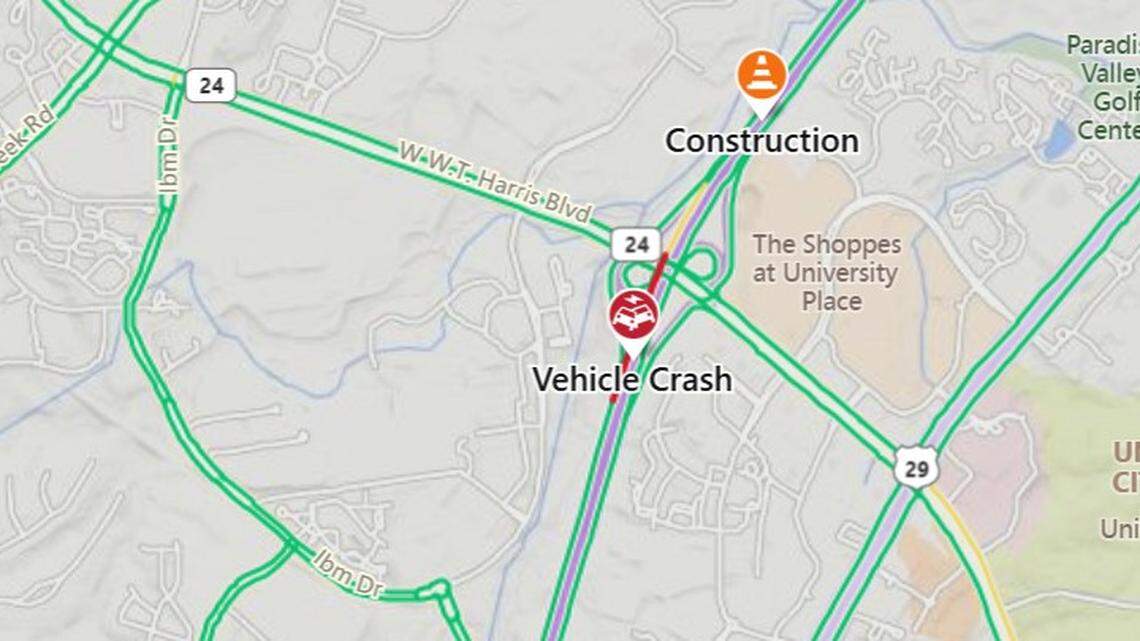 Crash closes Interstate 85 lanes in Charlotte for hours. ‘Traffic impact high.’