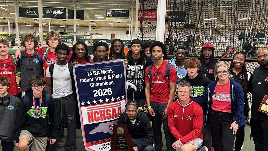 Corvian Community Charter, Union Academy sweep NCHSAA indoor track titles