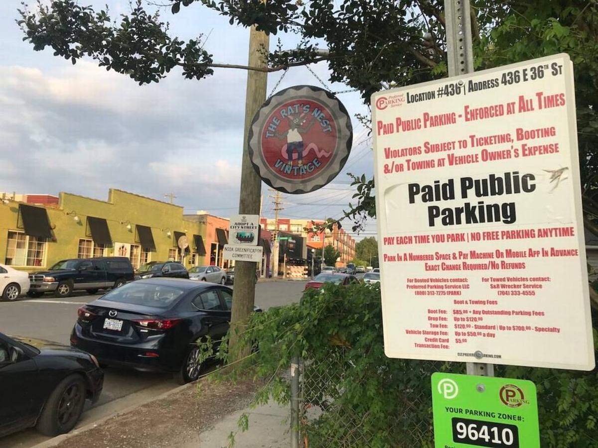 The parking lot at 436 E. 36th St. offers daily and monthly parking options.