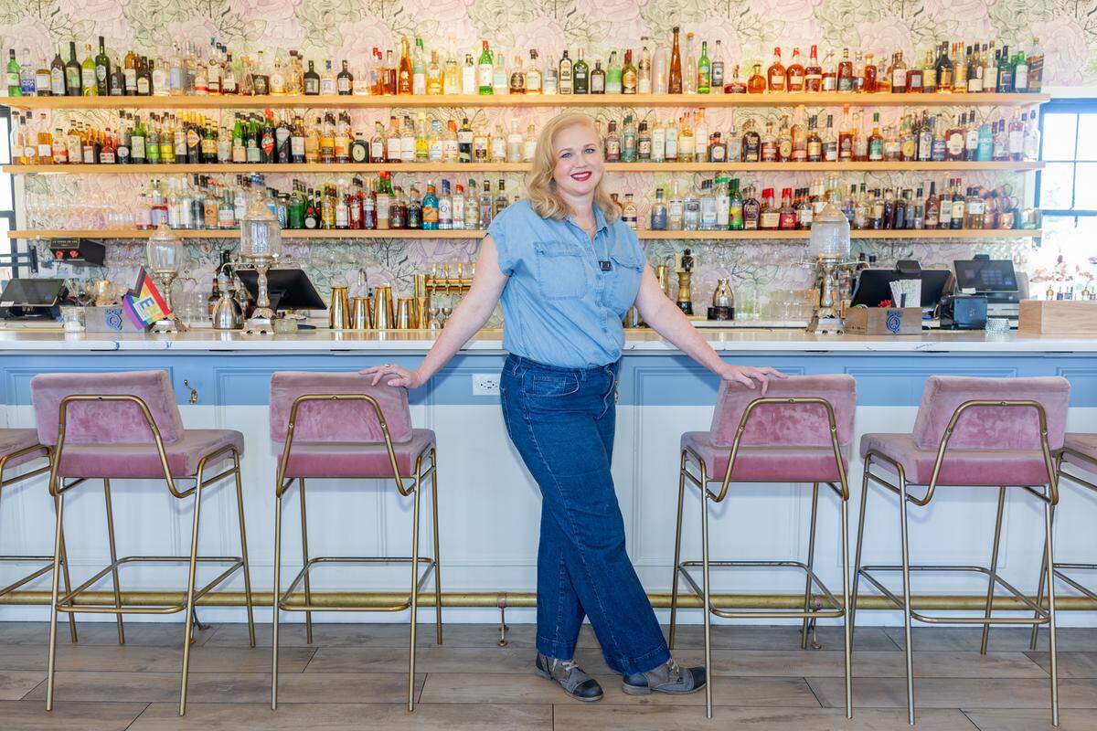 Colleen Hughes, bar director at Supperland, moved from New York to Charlotte and got a job working at Growler’s, where she started making connections in the local bar scene. This was before craft cocktails were as popular as they are now, so she had to search for knowledge.