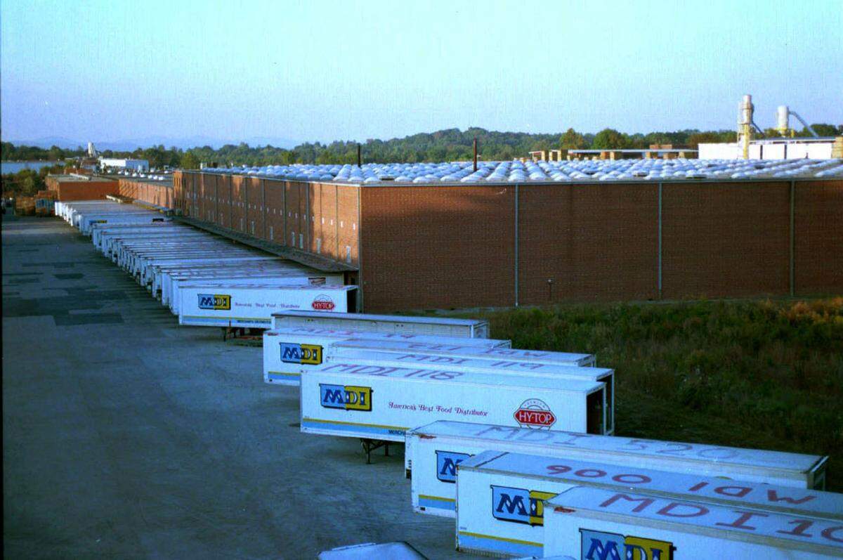 Merchants Distributors Inc. in Hickory, founded in 1931, is the country’s 23rd-largest food wholesaler and was pictured in Oct. 22, 1995.