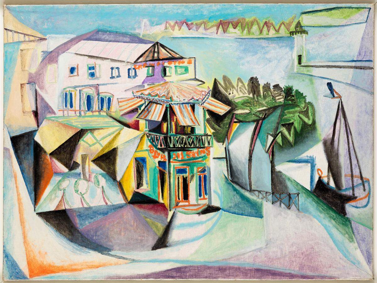 Pablo Picasso, “Cafe in Royan. Royan,” Aug. 15, 1940.