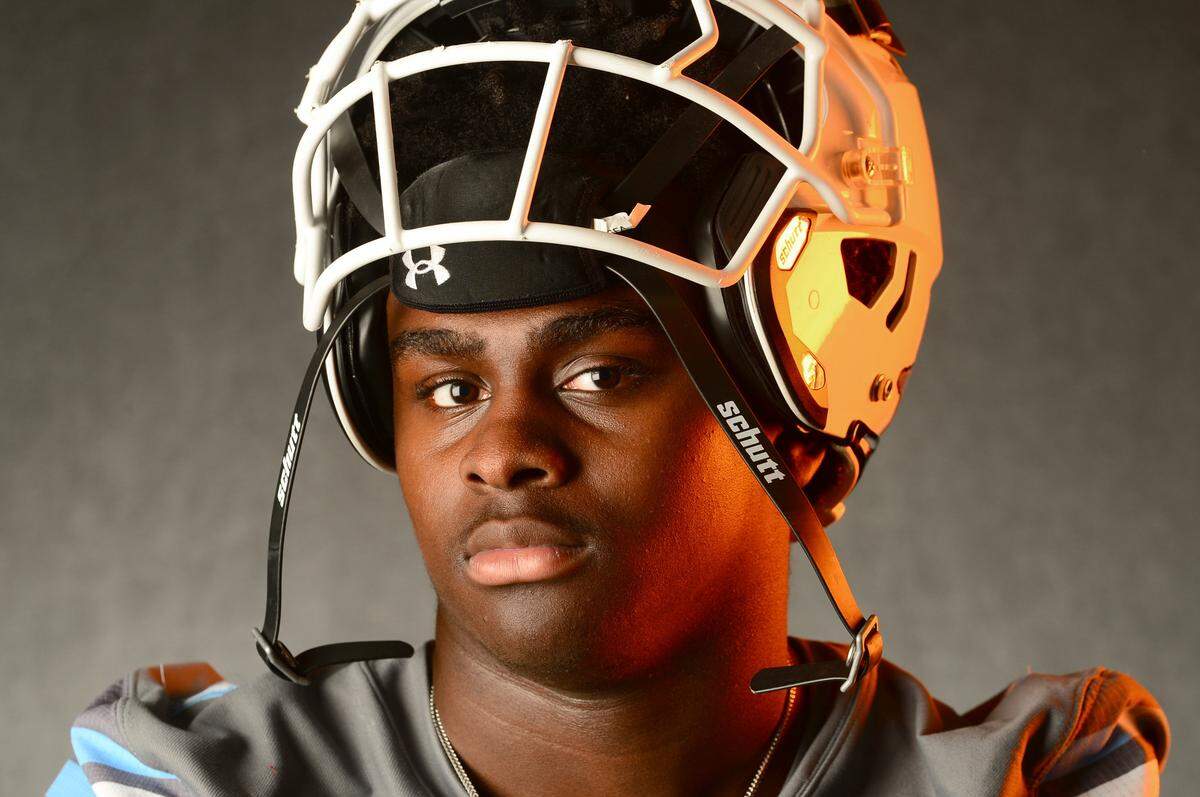 Hough Huskies linebacker LJ Porter on Tuesday, December 9, 2025.