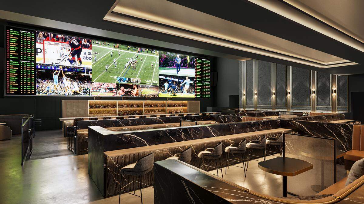 A rendering of the interior design of Blinders opening in South End.