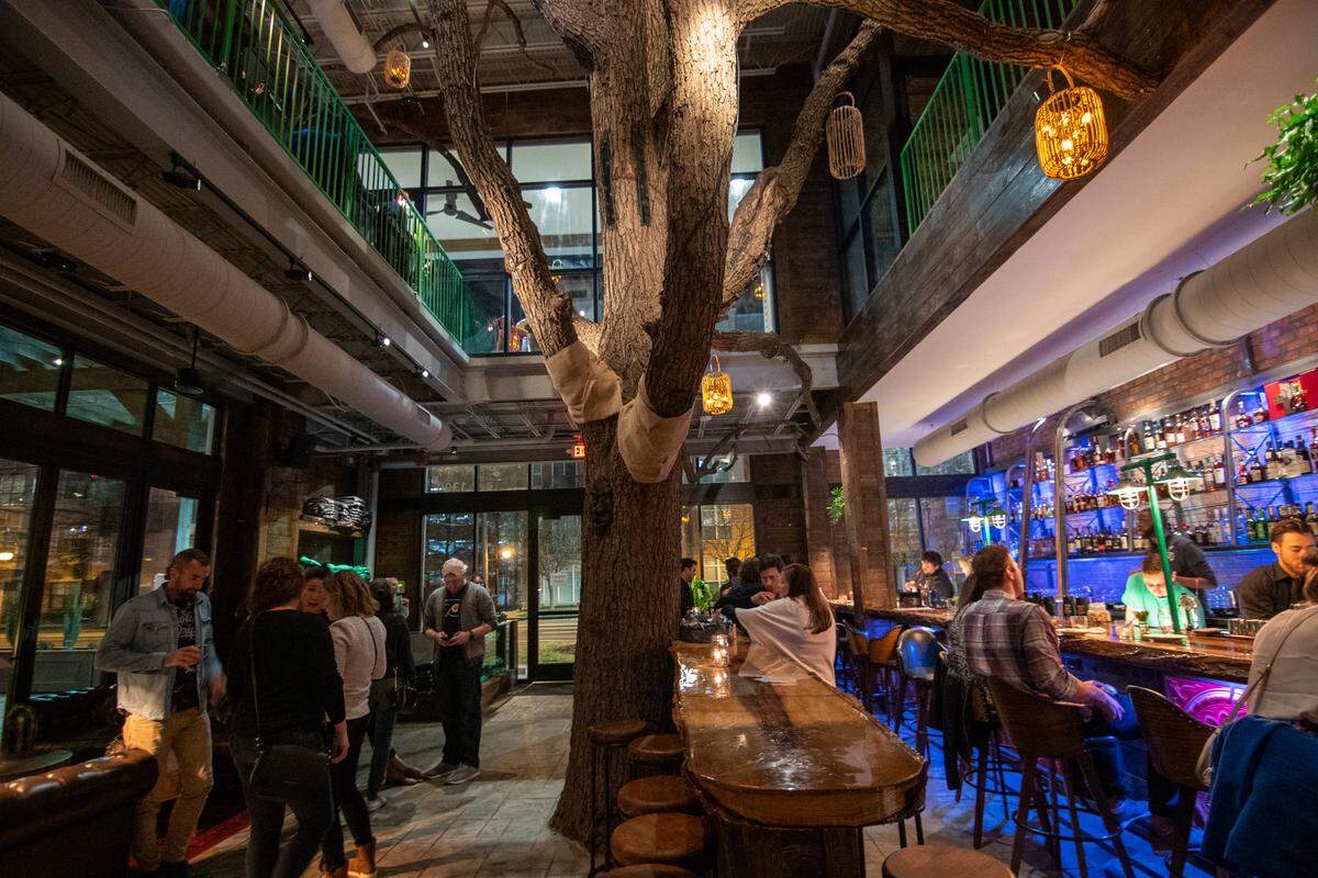 The Charlotte Beer Garden on South Tryon St. has 436 taps of beer.