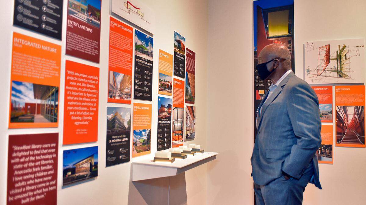 An exhibition on the work of architect Phil Freelon will be at the Harvey B. Gantt Center for African-American Arts + Culture through Jan. 17.
