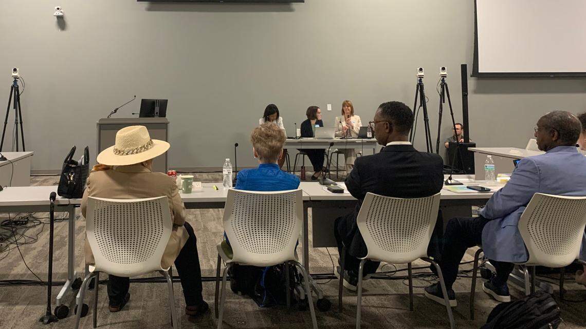 Mecklenburg County Commissioners heard from Charlotte-Mecklenburg Schools Superintendent Crystal Hill Wednesday as the district presented their 2024-25 funding request to the board.