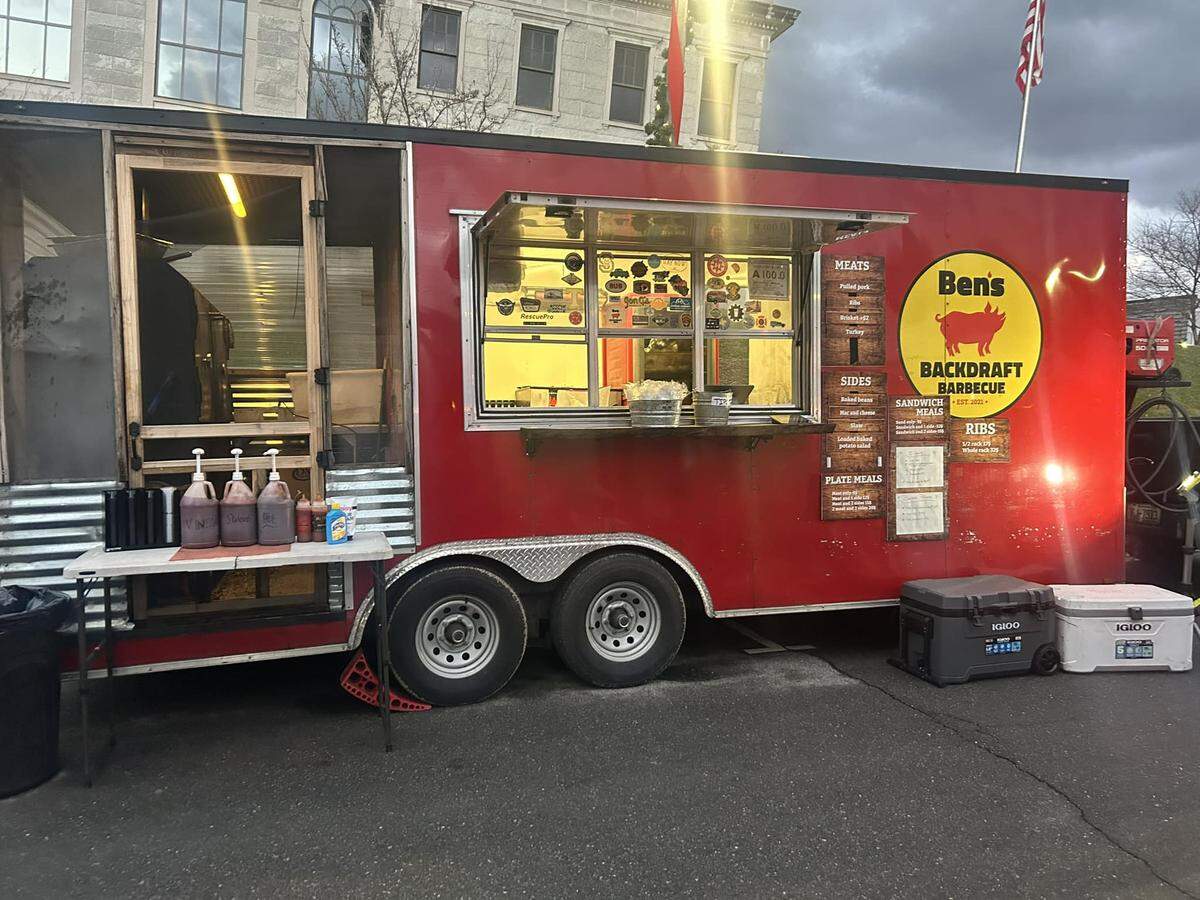 Ben’s Backdraft Barbecue food trailer based in Waynesville, North Carolina
