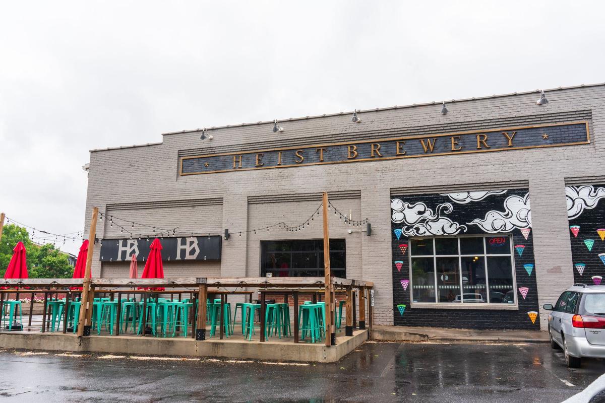 The Heist Brewery NoDa location on July 19, 2024, three days after the fire happened. This location is closed indefinitely.
