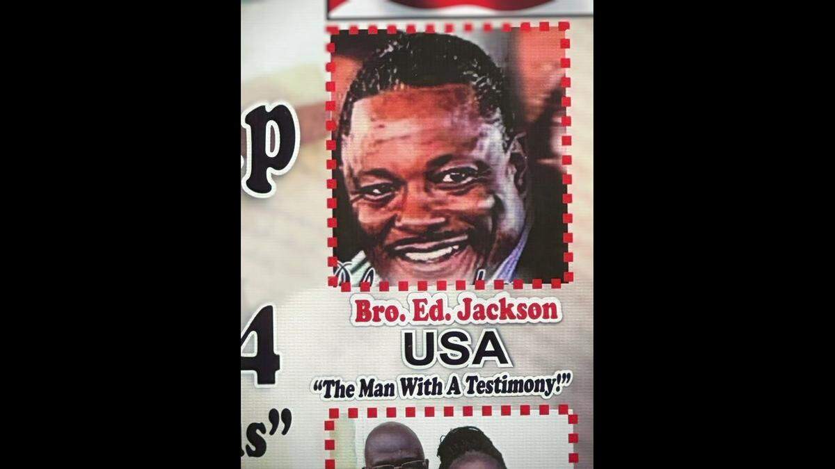 Edward Jackson’s image appeared on a postage stamp illustration in literature promoting a substance abuse panel discussion in Liberia this year.